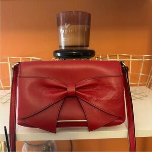 NWOT Kate Spade ♠️ Montrose Ave Aster Red Bow Crossbody Bag
